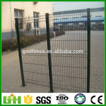 PVC coated 3D curved welded wire mesh fence/safety fence used fencing for sale